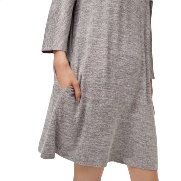 WILFRED COBER RELAXED GRAY SHIRT DRESS - Picture 2 of 10